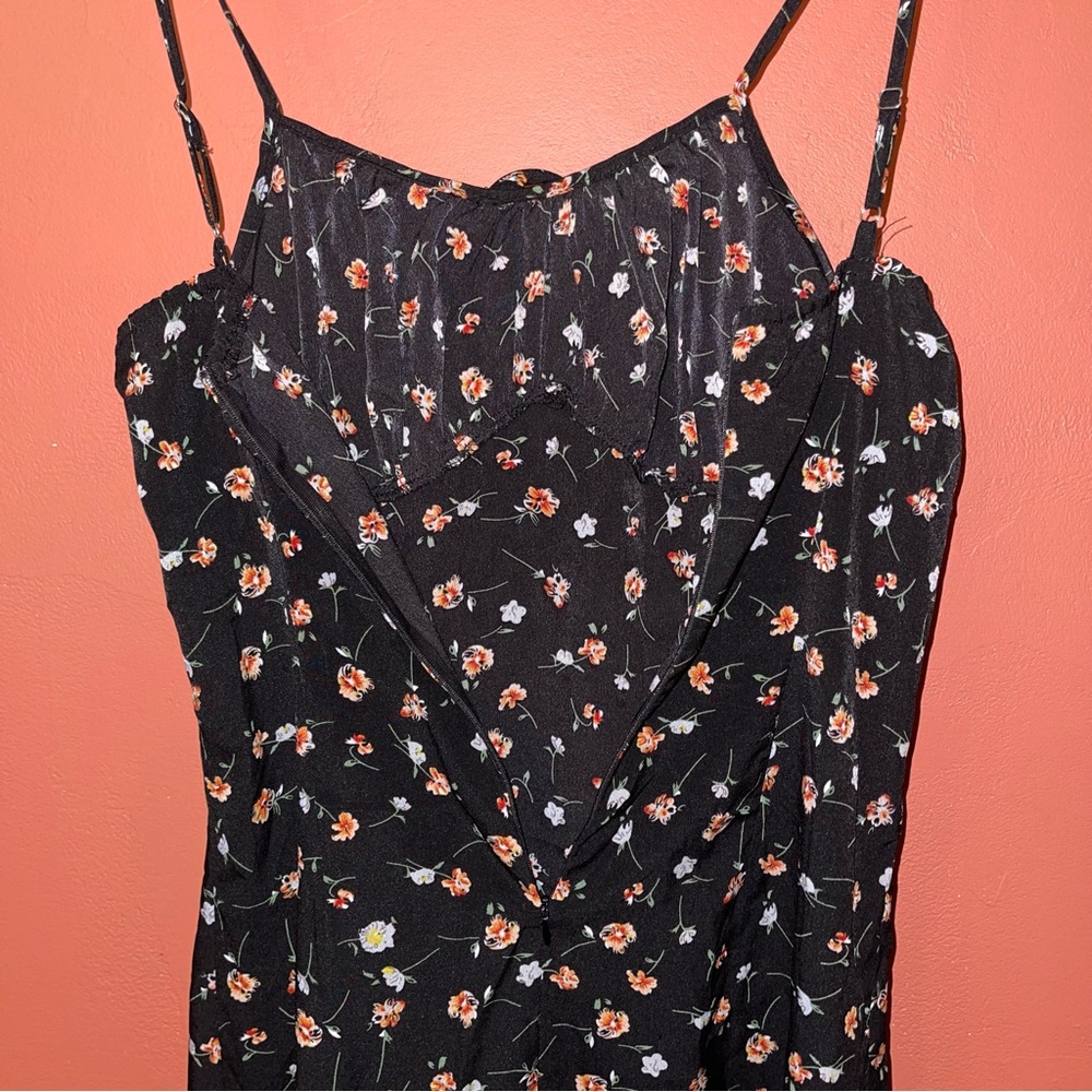 SHEIN — Floral Black Maxi Dress - Picture 4 of 5